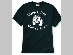 Discipline čierne pánske tričko 100%bavlna 